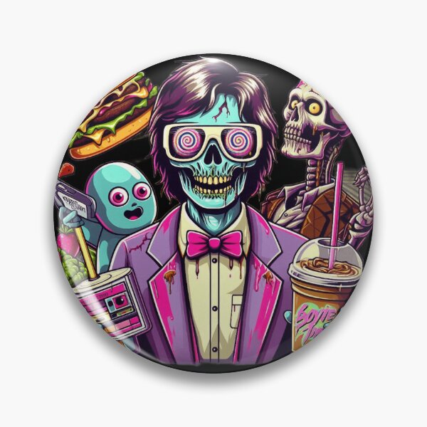 Item preview, retro geeky zombie designed and sold by Shirtabell.