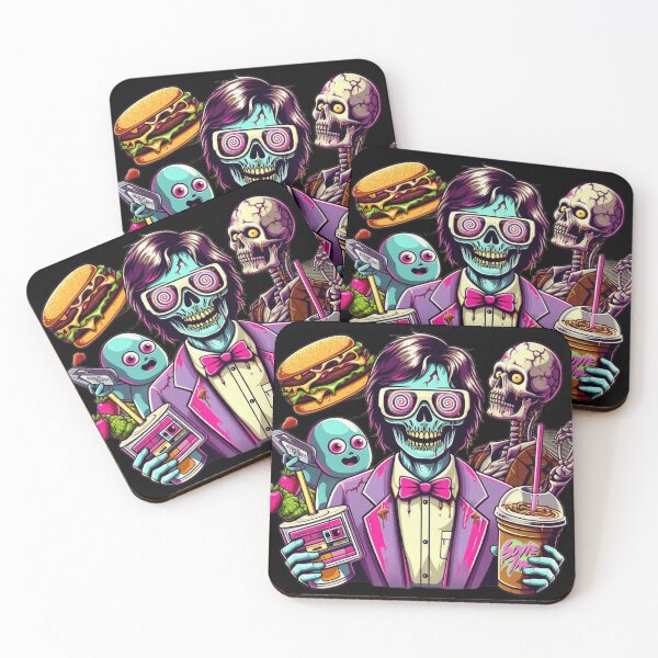 Item preview, retro geeky zombie designed and sold by Shirtabell.