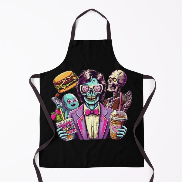 Item preview, retro geeky zombie designed and sold by Shirtabell.