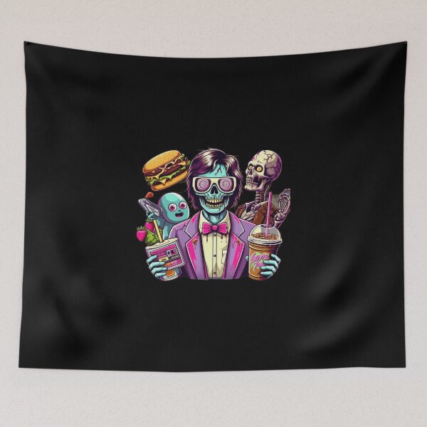Item preview, retro geeky zombie designed and sold by Shirtabell.