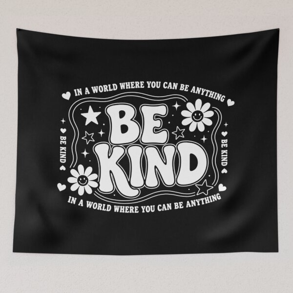 Item preview, Checkered Be Kind, Retro Motivational Teacher, Positive Affirmation, School Counselor Gift, Mental Health designed and sold by Sprinkle12345.
