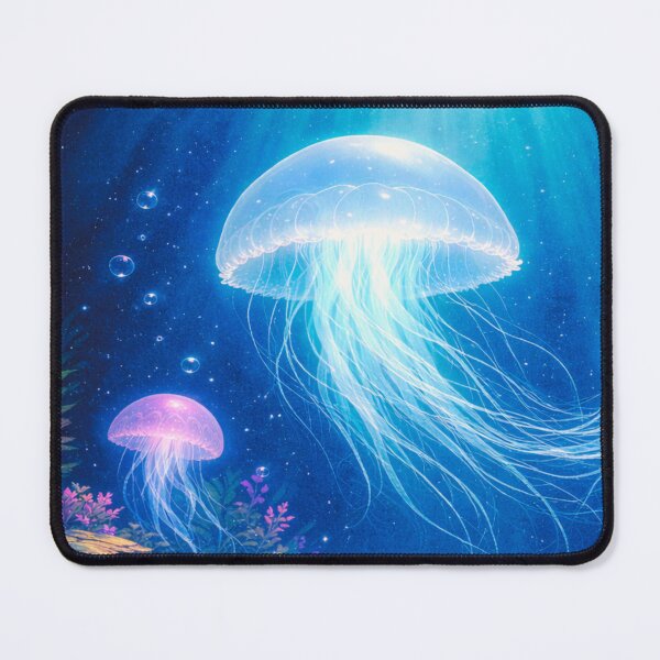 Item preview, Mystical Jellyfish in the Deep Blue designed and sold by waiko67-shop.