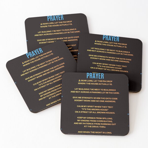 Item preview, Food Deliverer's Prayer designed and sold by Goode-sense2025.