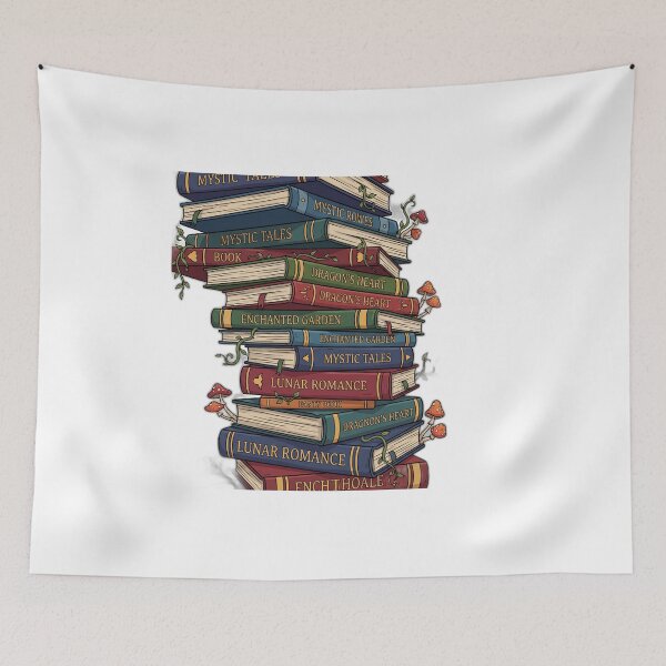 Item preview, Infinite TBR Pile Whimsical Book Stack designed and sold by ryanguas.