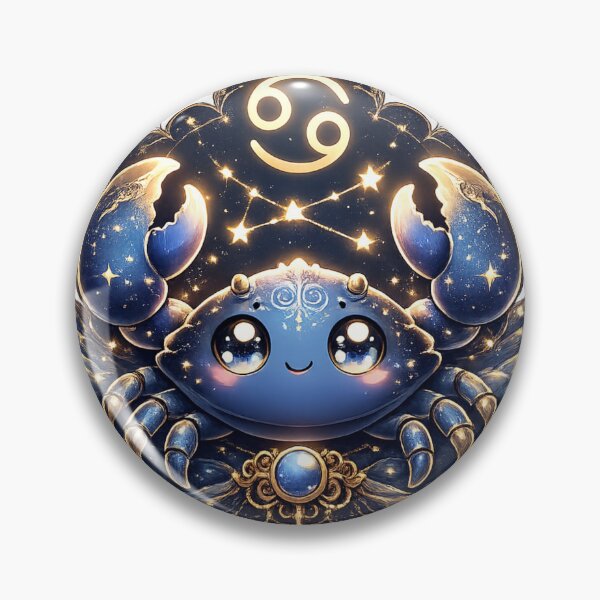 Item preview, NU Cancer — Cute Celestial Zodiac Mascot designed and sold by NUFADE.