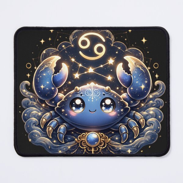 Item preview, NU Cancer — Cute Celestial Zodiac Mascot designed and sold by NUFADE.