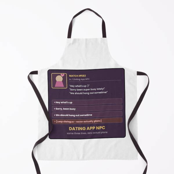 Item preview, Dating App NPC Funny Relatable Sticker designed and sold by QuirkyCartel.