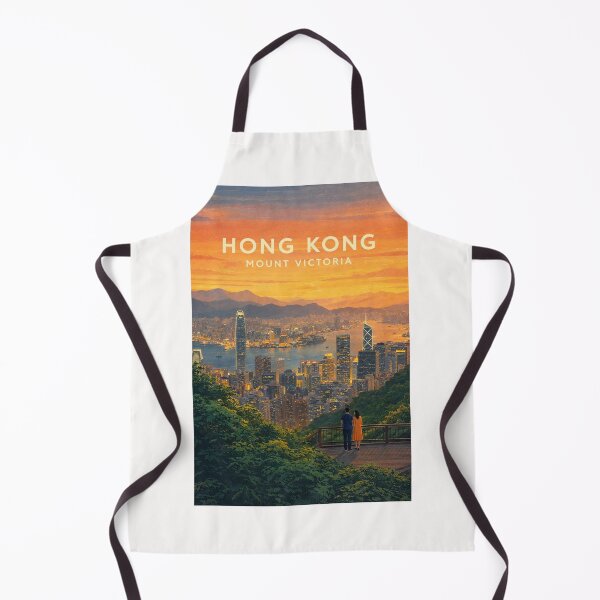 Item preview, Hong Kong Skyline from Mount Victoria Overlooking Victoria Harbour at Sunset designed and sold by Places On Earth.