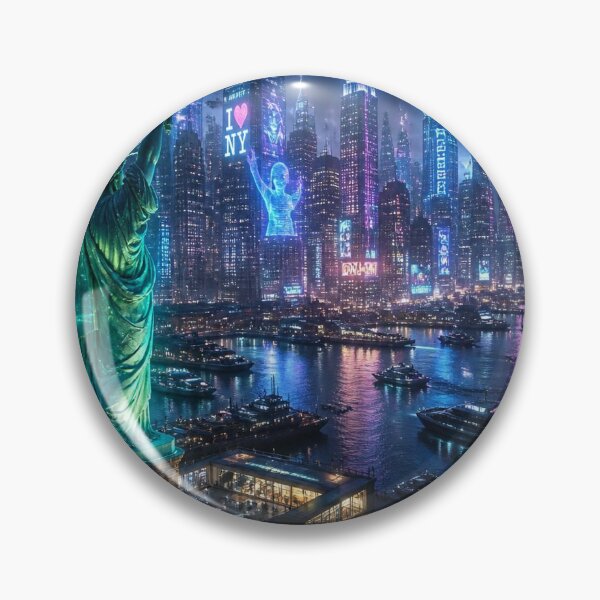 Item preview, New York 2150 | Cyberpunk Manhattan | Neon Skyline designed and sold by NSAstore.