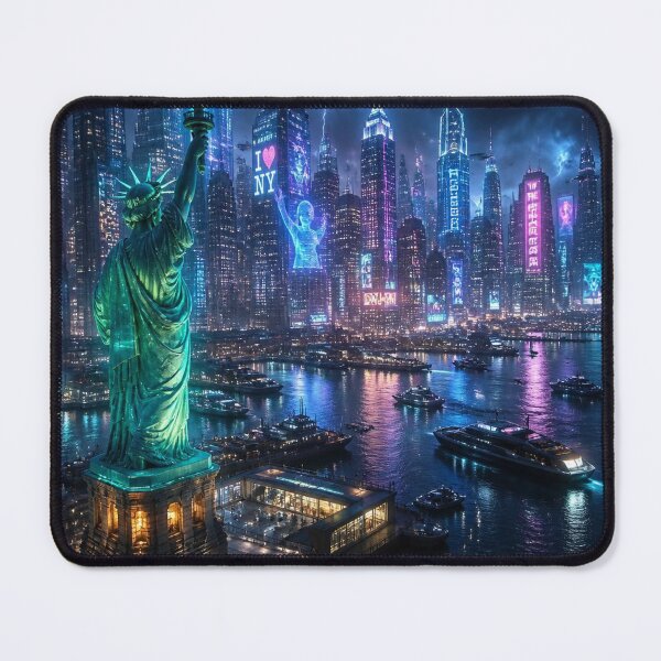 Item preview, New York 2150 | Cyberpunk Manhattan | Neon Skyline designed and sold by NSAstore.