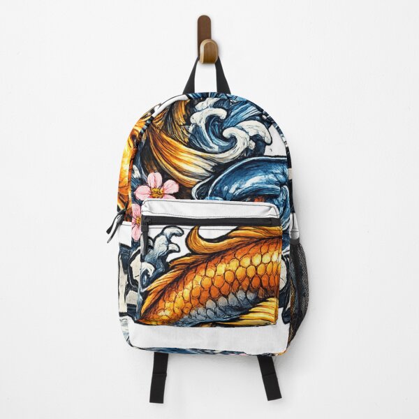Item preview, Sophia Koi Fish Yin Yang – Personalized Name designed and sold by AlexLineArt.
