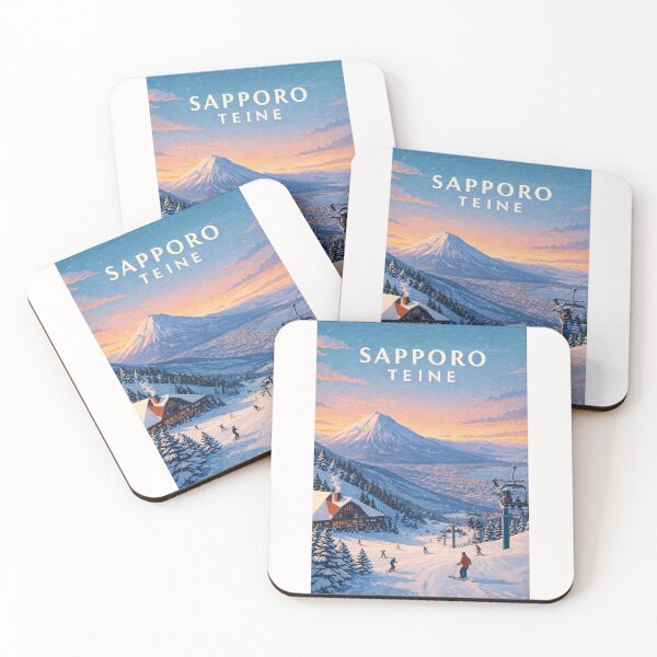 Item preview, Snowy Slopes of Sapporo Teine with Winter Views Across Hokkaido designed and sold by Places On Earth.