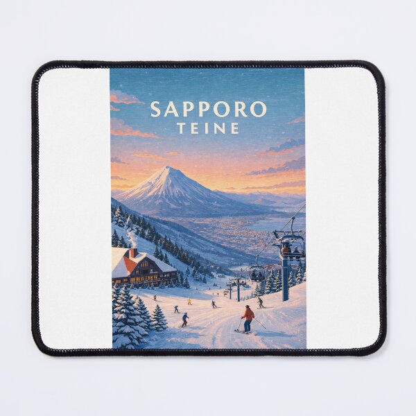 Item preview, Snowy Slopes of Sapporo Teine with Winter Views Across Hokkaido designed and sold by Places On Earth.