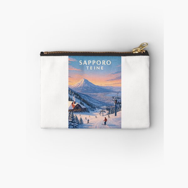 Item preview, Snowy Slopes of Sapporo Teine with Winter Views Across Hokkaido designed and sold by Places On Earth.