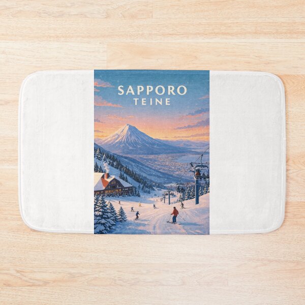 Item preview, Snowy Slopes of Sapporo Teine with Winter Views Across Hokkaido designed and sold by Places On Earth.