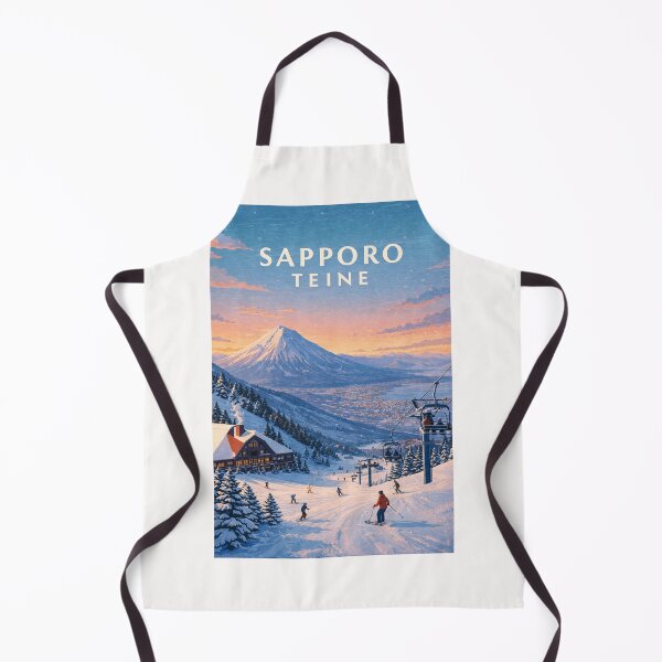 Item preview, Snowy Slopes of Sapporo Teine with Winter Views Across Hokkaido designed and sold by Places On Earth.