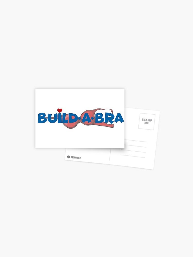 Build-a-Bra Postcard for Sale by Sara-Lillian