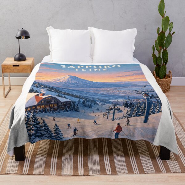 Item preview, Snowy Slopes of Sapporo Teine with Winter Views Across Hokkaido designed and sold by Places On Earth.