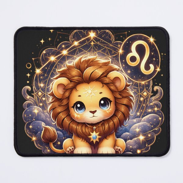 Item preview, NU Leo — Cute Celestial Zodiac Mascot designed and sold by NUFADE.