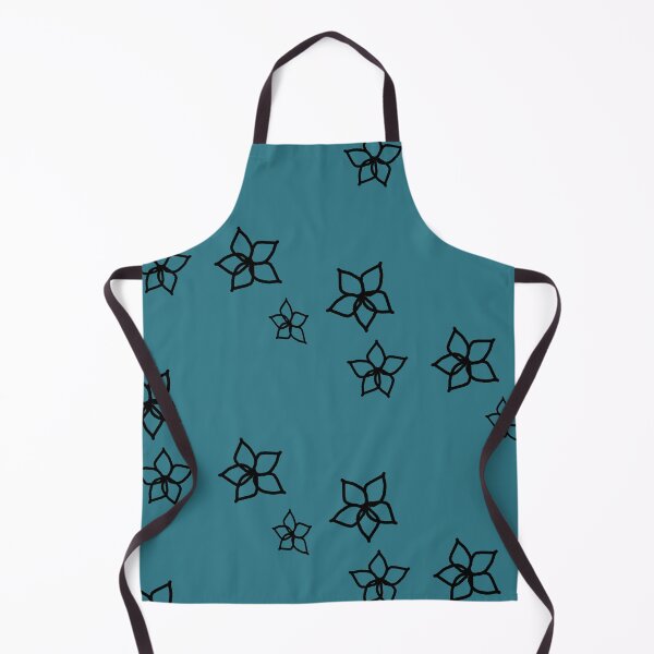 Item preview, little flowers over teal blue designed and sold by SrihithaStudio.