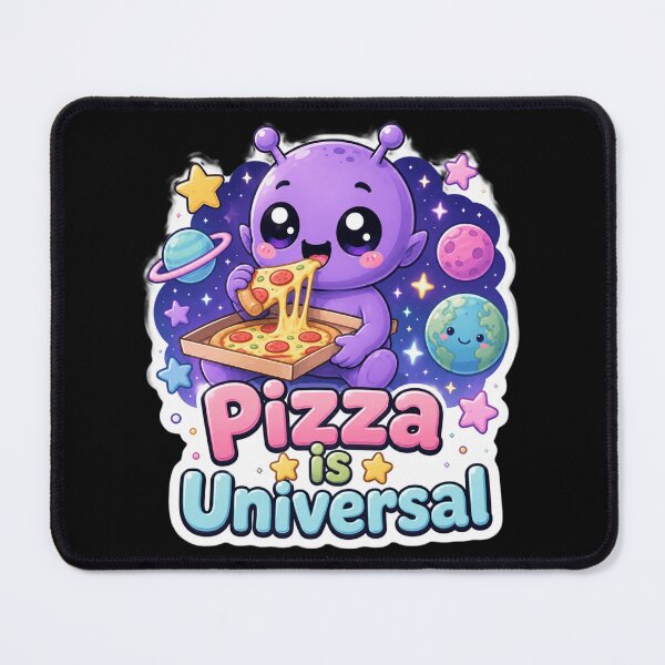 Item preview, Cheesy Alien Pizza Lover designed and sold by Ruamid.