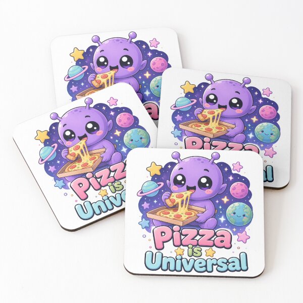Item preview, Cheesy Alien Pizza Lover designed and sold by Ruamid.