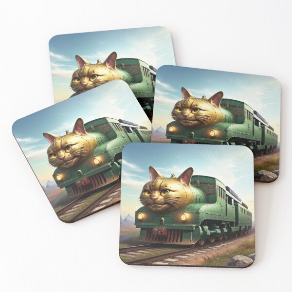 Item preview, Cat train designed and sold by ZeusGallery.