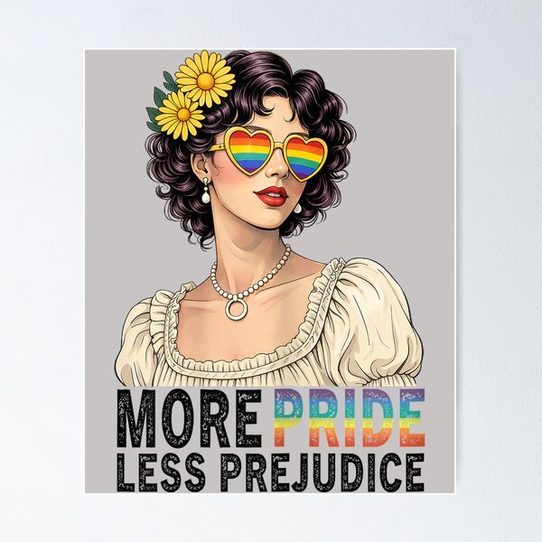 Item preview, More Pride Less Prejudice LGBTQ Pride Month designed and sold by mjohnson9.