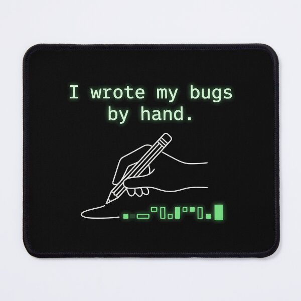 Item preview, Pre-AI Developer: I Wrote My Bugs By Hand designed and sold by DevDreams.