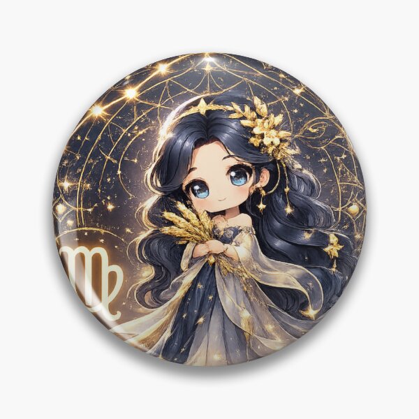 Item preview, NU Virgo — Cute Celestial Zodiac Mascot designed and sold by NUFADE.