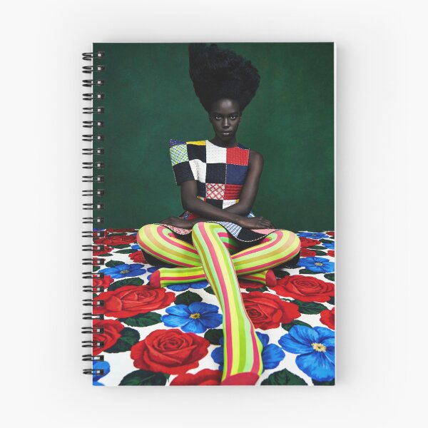 Item preview, African Fashion Photography Editorial Portrait Colorful Contemporary Style Bold Textile Design Luxury Creative Portrait Gift For Fashion Collector designed and sold by Kzara Visual.