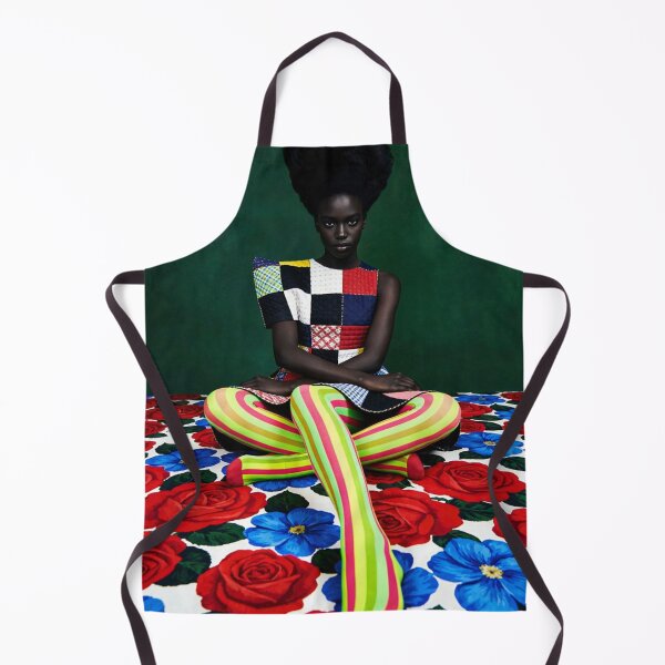 Item preview, African Fashion Photography Editorial Portrait Colorful Contemporary Style Bold Textile Design Luxury Creative Portrait Gift For Fashion Collector designed and sold by Kzara Visual.
