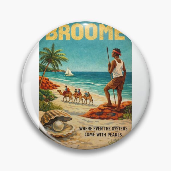 Item preview, Broome Coastline with Cable Beach Camel Ride and Kimberley Heritage designed and sold by Aryabek.