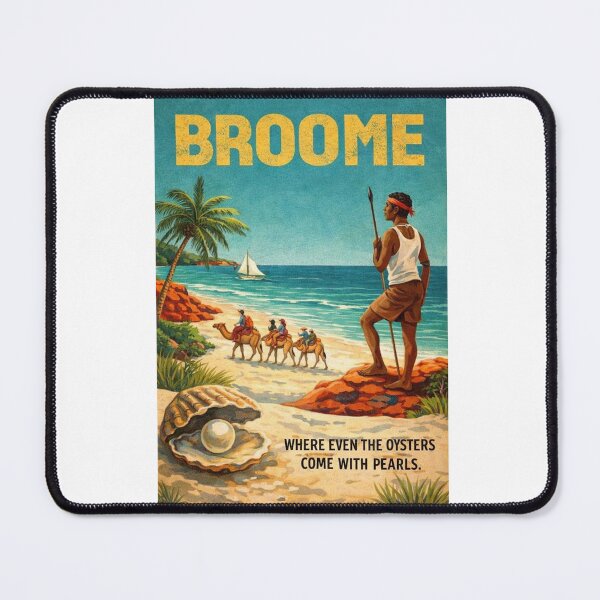 Item preview, Broome Coastline with Cable Beach Camel Ride and Kimberley Heritage designed and sold by Aryabek.