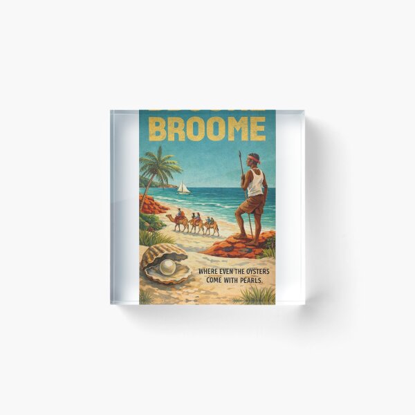 Item preview, Broome Coastline with Cable Beach Camel Ride and Kimberley Heritage designed and sold by Aryabek.