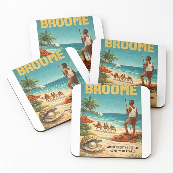 Item preview, Broome Coastline with Cable Beach Camel Ride and Kimberley Heritage designed and sold by Aryabek.
