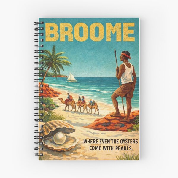 Item preview, Broome Coastline with Cable Beach Camel Ride and Kimberley Heritage designed and sold by Aryabek.