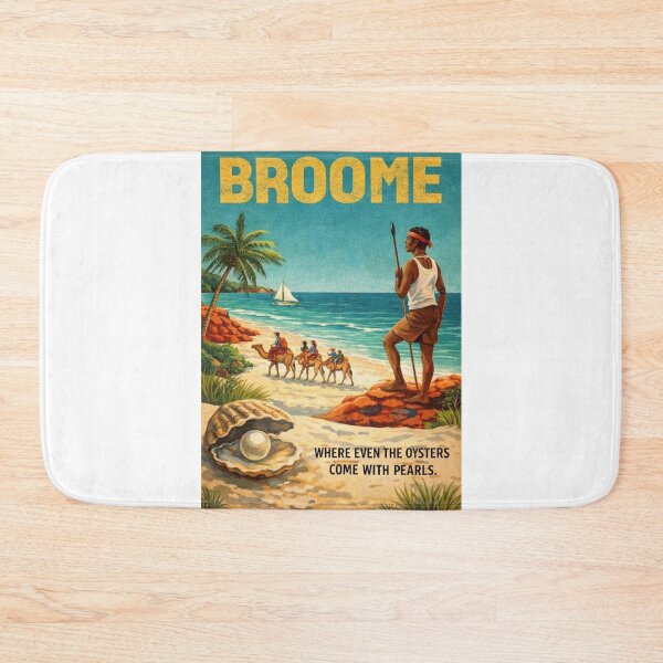 Item preview, Broome Coastline with Cable Beach Camel Ride and Kimberley Heritage designed and sold by Aryabek.