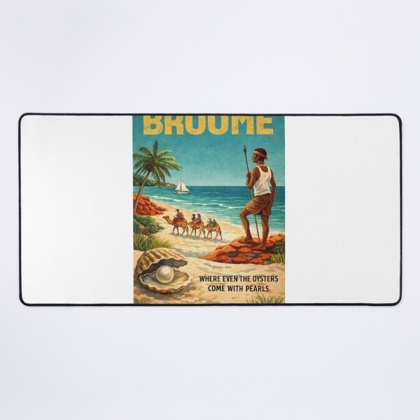Item preview, Broome Coastline with Cable Beach Camel Ride and Kimberley Heritage designed and sold by Aryabek.