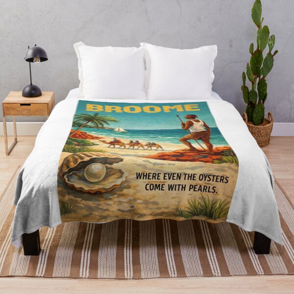 Item preview, Broome Coastline with Cable Beach Camel Ride and Kimberley Heritage designed and sold by Aryabek.