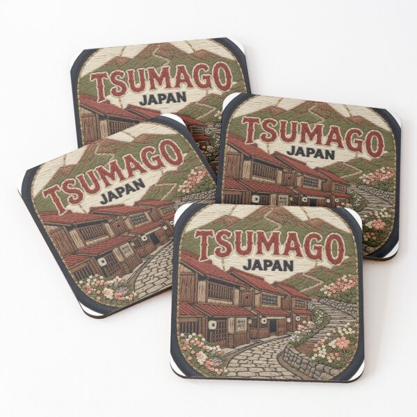 Item preview, Tsumago Japan Historic Travel Patch designed and sold by Imaginarium of Chaos falcon88 .