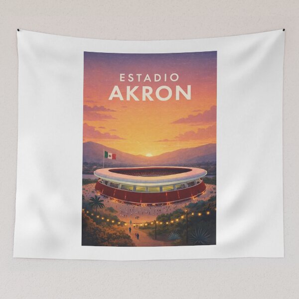 Item preview, Estadio Akron at Sunset in Guadalajara Jalisco Mexico designed and sold by Aryabek.