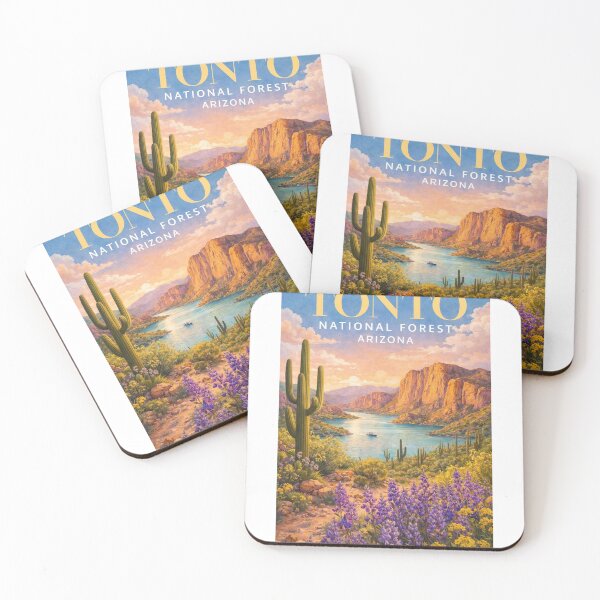 Item preview, Desert Landscape of Tonto National Forest Along Roosevelt Lake Arizona designed and sold by Aryabek.