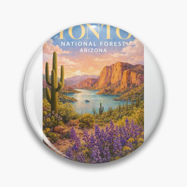 Item preview, Desert Landscape of Tonto National Forest Along Roosevelt Lake Arizona designed and sold by Aryabek.