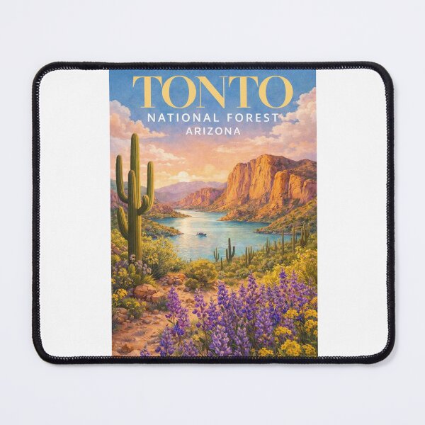 Item preview, Desert Landscape of Tonto National Forest Along Roosevelt Lake Arizona designed and sold by Aryabek.