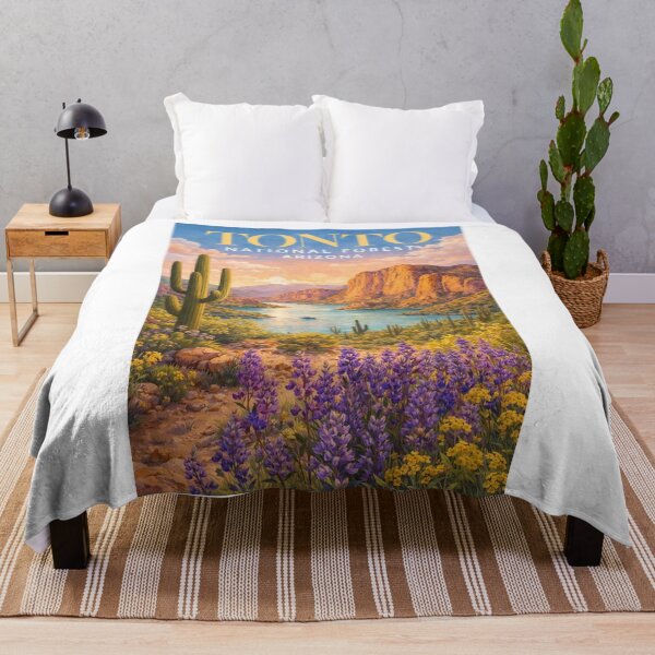 Item preview, Desert Landscape of Tonto National Forest Along Roosevelt Lake Arizona designed and sold by Aryabek.
