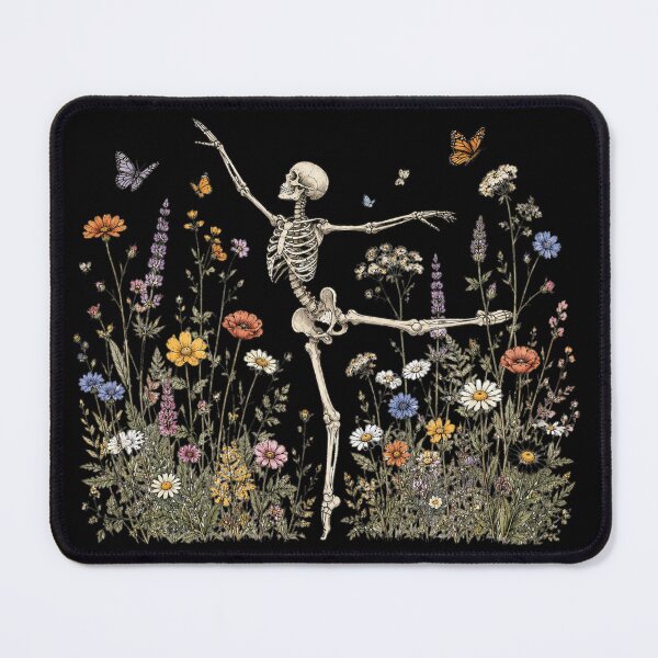 Item preview, Skeleton Dancing, Wildflower Botanical Floral, Cottagecore, Nature Lover designed and sold by Sprinkle12345.