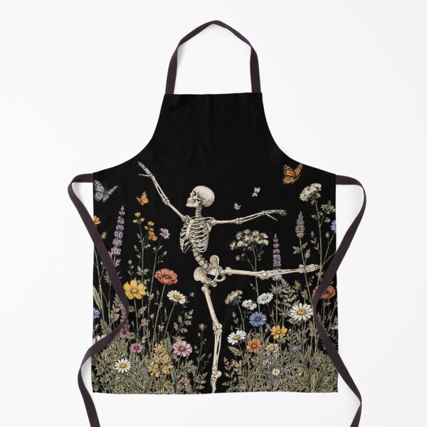 Item preview, Skeleton Dancing, Wildflower Botanical Floral, Cottagecore, Nature Lover designed and sold by Sprinkle12345.