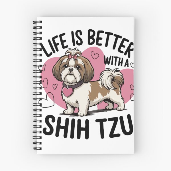 Item preview, Feeling Pawsome Shih Tzu | Cute Shih Tzu Dog Lover Gift | Kawaii Puppy Illustration designed and sold by PawsAndPallette .