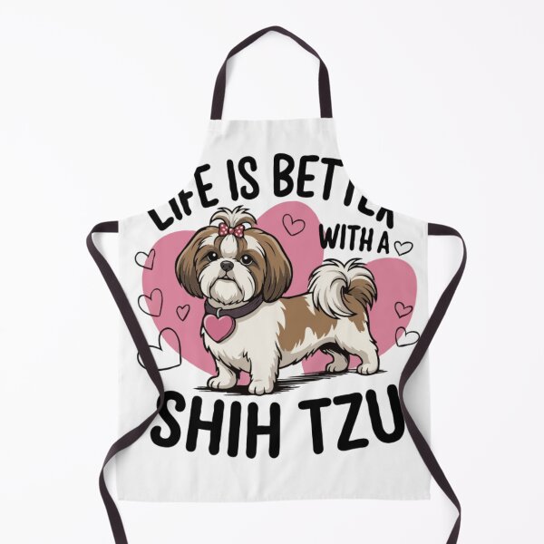Item preview, Feeling Pawsome Shih Tzu | Cute Shih Tzu Dog Lover Gift | Kawaii Puppy Illustration designed and sold by PawsAndPallette .
